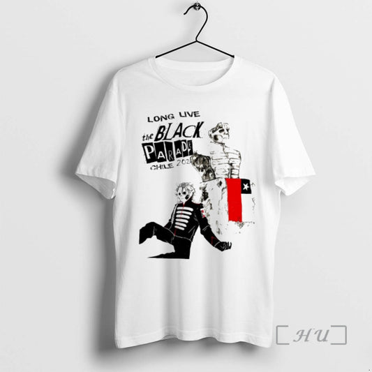 Officials The Black Parade 2026 Event In Chile My Chemical Romance Premium T Shirts Sweater Hoodie, Sweatshirt