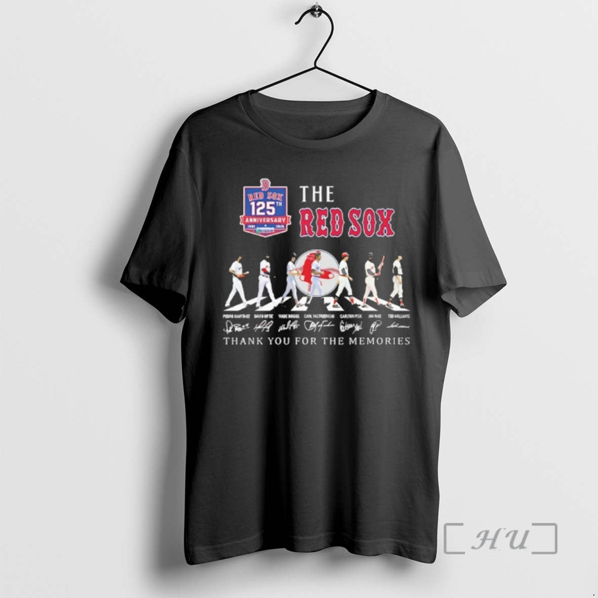 Officials The Boston Red Sox Players Walking Abbey Road 125th Anniversary Thank You For The