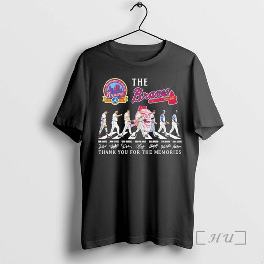 Officials The Braves Team Player Abbey Road Signature Thank You For The Memories Premium