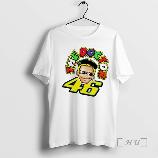 Officials The Doctor Valentino Rossi 46 Cartoon T-Shirts, Hoodie, Sweatshirt | AU18TeeNovaLab.com