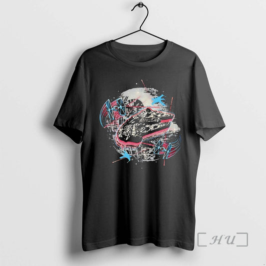 Officials The Great Galactic Battle A Space Battle Featuring The Millennium Falcon Premium T Shirts Hoodie, Sweatshirt