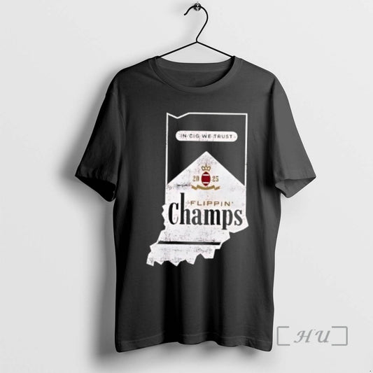 Officials The Hoosiers Are Flippin Champs Map T-Shirts, Hoodie, Sweatshirt | AU18TeeNovaLab.com