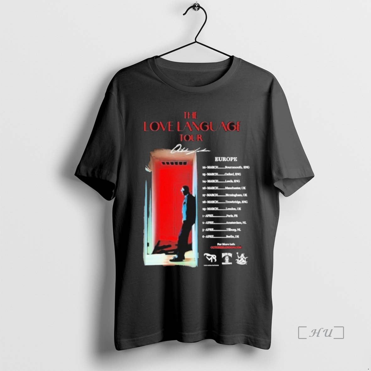 Officials The Love Language October London Tour Europe 2026 T-Shirts, Hoodie, Sweatshirt | AU18TeeNovaLab.com