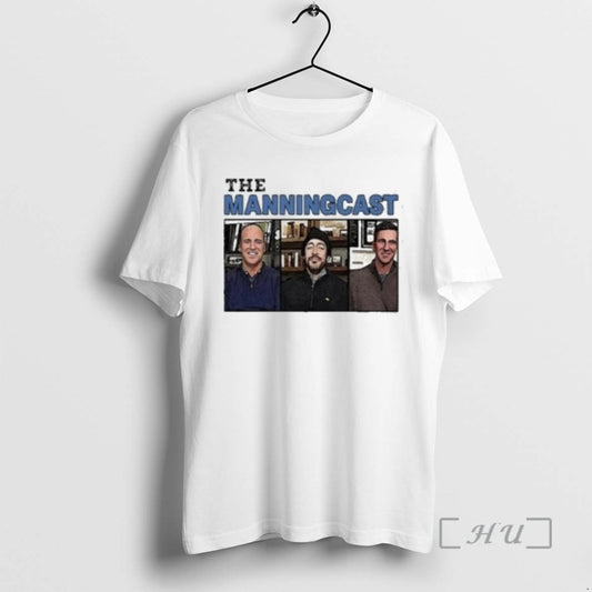 Officials The Manningcast Circle White T-Shirts, Hoodie, Sweatshirt | AU18TeeNovaLab.com
