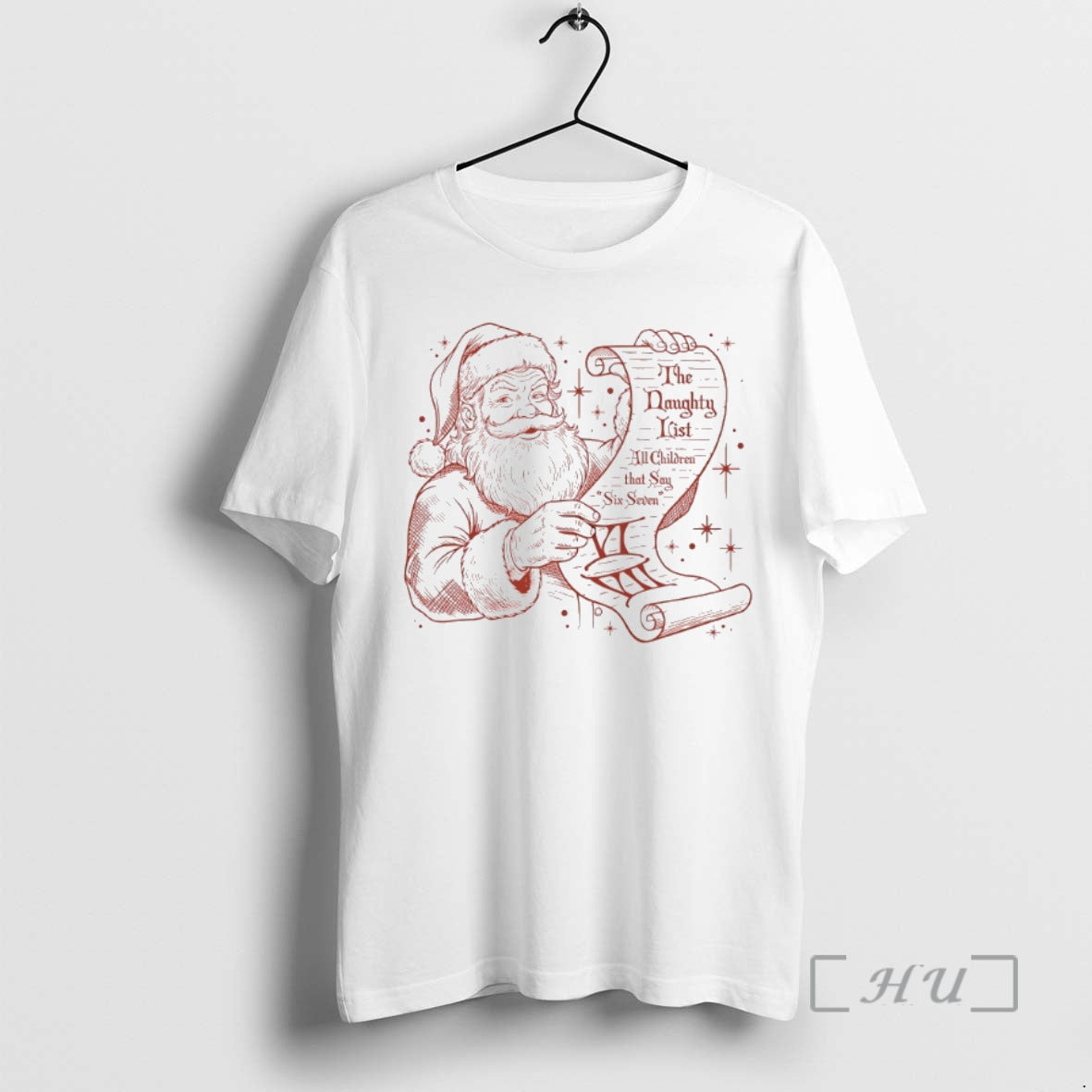 Officials The Naughty List All Children That Say Six Seven T-Shirts, Hoodie, Sweatshirt | AU18TeeNovaLab.com