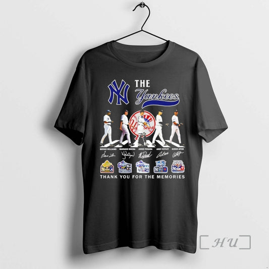 Officials The New York Yankees Core Five Abbey Road 2026 Thank You For The Memories T-Shirts, Hoodie, Sweatshirt