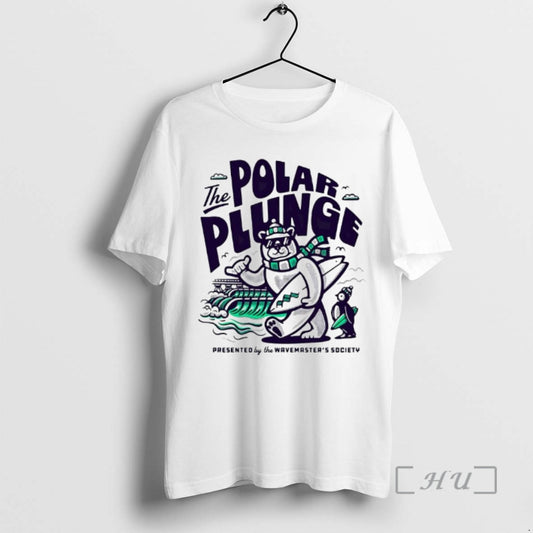 Officials The Polar Plunge The Wavemasters Society Bear And Penguin T-Shirts, Hoodie, Sweatshirt | AU18TeeNovaLab.com