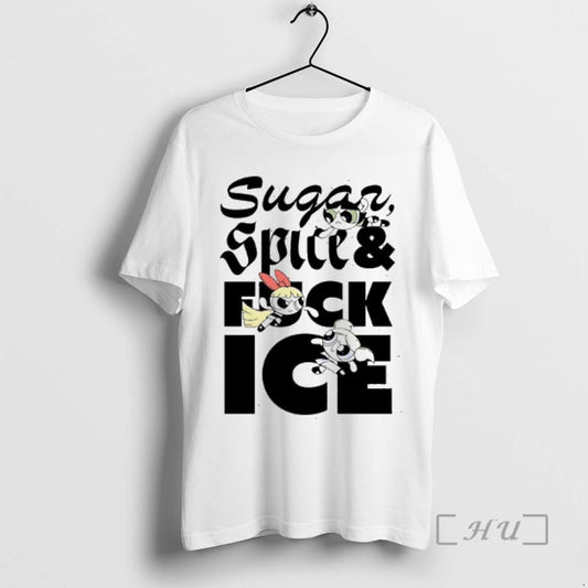Officials The Powerpuff Sugar Spice And Fuck Ice Woman T-Shirts, Hoodie, Sweatshirt | AU18TeeNovaLab.com