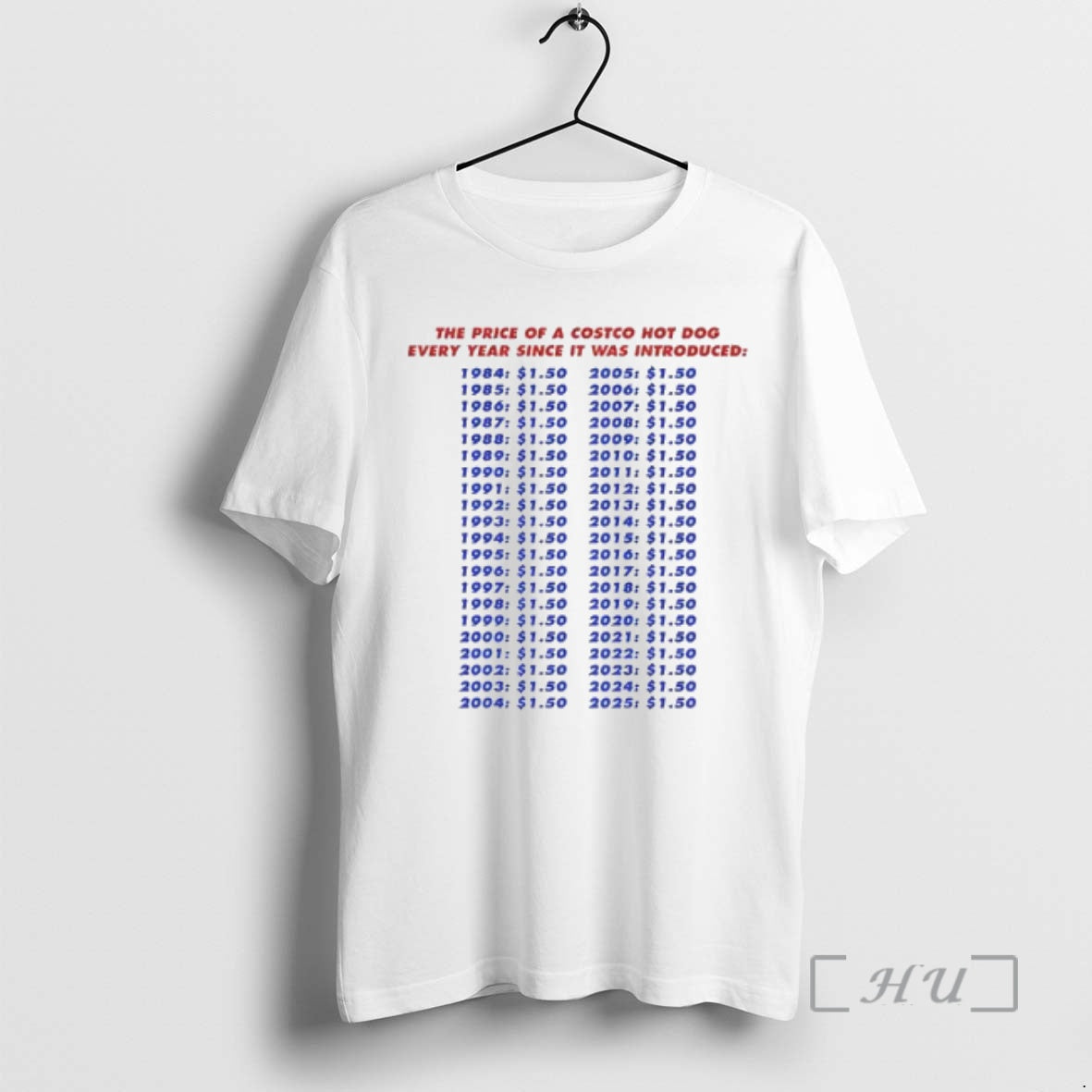 Officials The Price Of A Hotdog Every Year Since It Was Introduced Premium T Shirts Hoodie, Sweatshirt | AU18TeeNovaLab.com