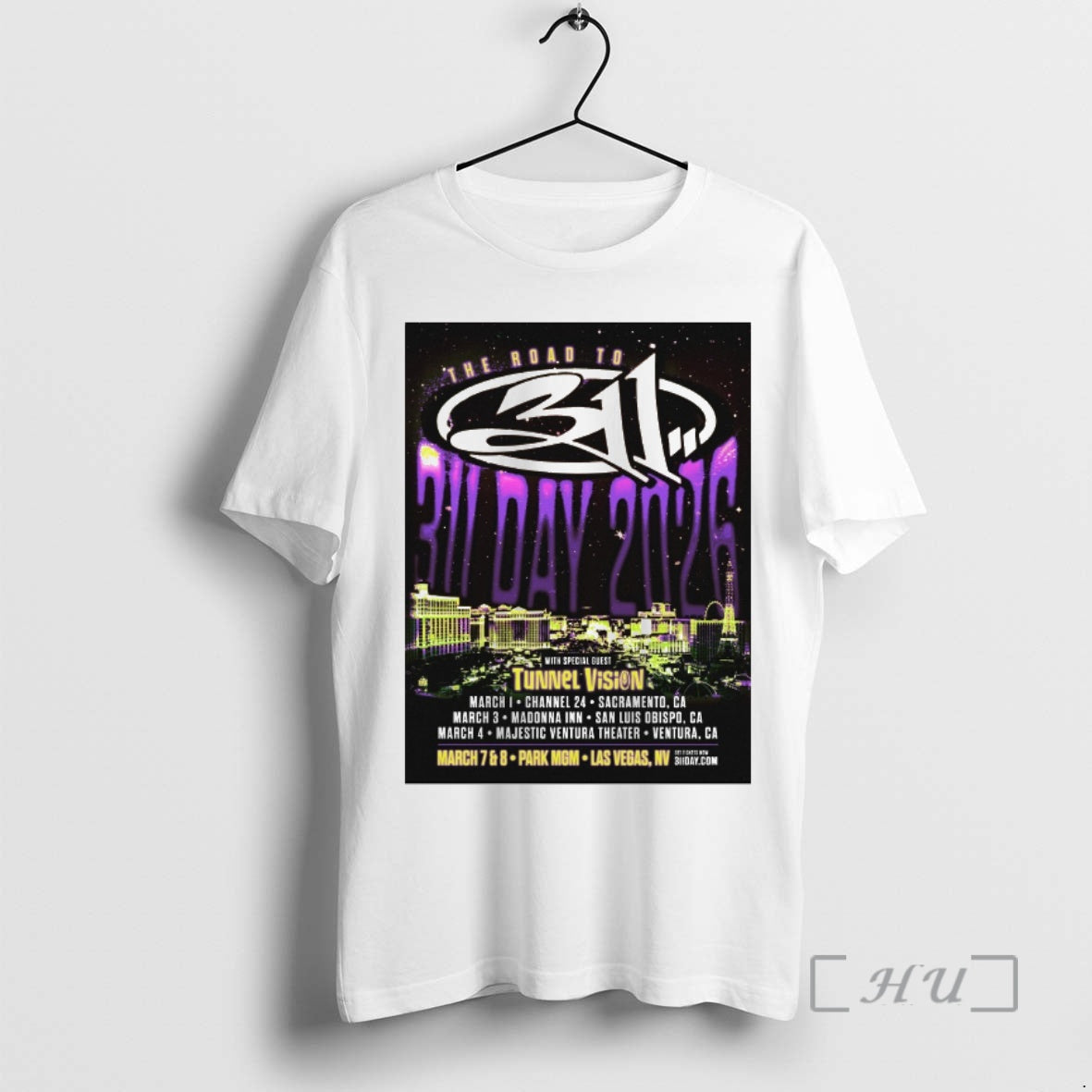 Officials The Road To 311 Day 2026 Tour March March 7 8 Las Vegas Nv T-Shirts, Hoodie, Sweatshirt | AU18TeeNovaLab.com