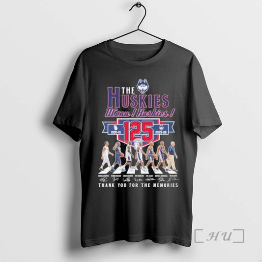 Officials The Uconn Huskies Basketball Abbey Road 125 Season 1901 2026 Premium T Shirts Sweater Hoodie, Sweatshirt