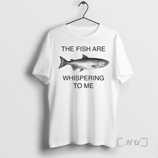 Officials The Fish Are Whispering To Me Circle T-Shirts, Hoodie, Sweatshirt | AU18TeeNovaLab.com