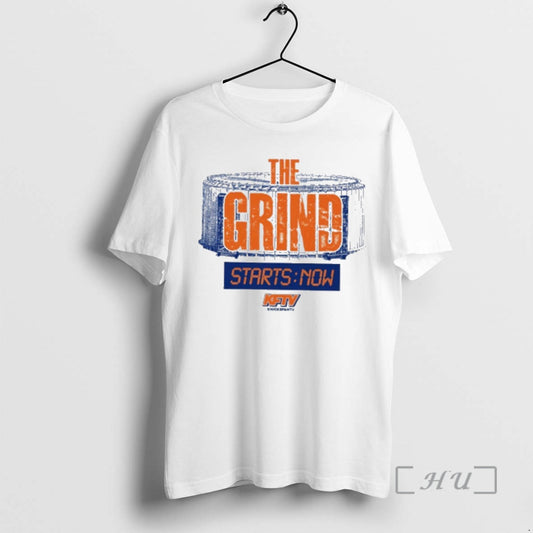 Officials The Grind Starts Now Knicks Fan T-Shirts, Hoodie, Sweatshirt | AU18TeeNovaLab.com
