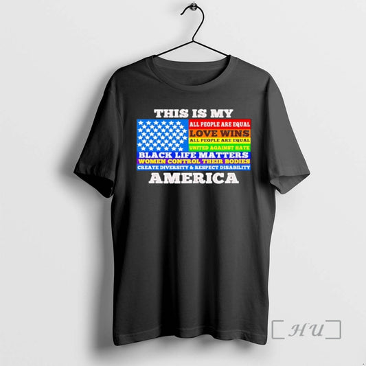 Officials This Is My America Black Life Matters T-Shirts, Hoodie, Sweatshirt | AU18TeeNovaLab.com
