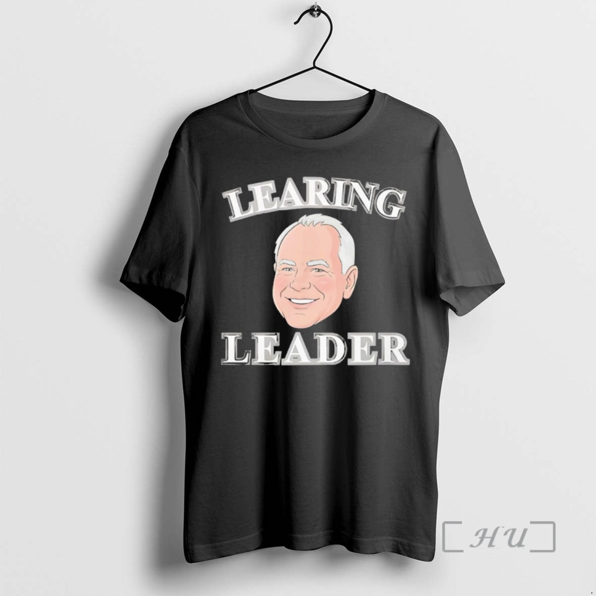 Officials Tim Walz Big Face Cartoon Learning Leader T-Shirts, Hoodie, Sweatshirt | AU18TeeNovaLab.com