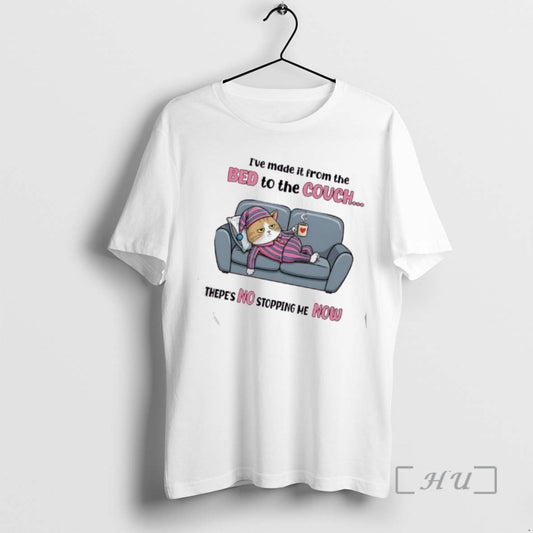 Officials Tired Cat Ive Made It From The Bed To The Couch Thepes No Stopping T-Shirts, Hoodie, Sweatshirt