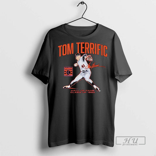 Officials Tom Seaver Tom Terrific National Baseball Hall Of Fame Class Of 1992 Signature