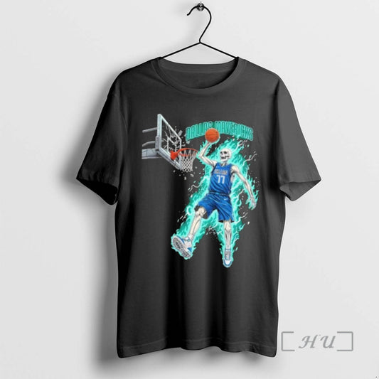 Officials Top Dallas Mavericks Mens Basketball Skeleton Player Fire T-Shirts, Hoodie, Sweatshirt | AU18TeeNovaLab.com