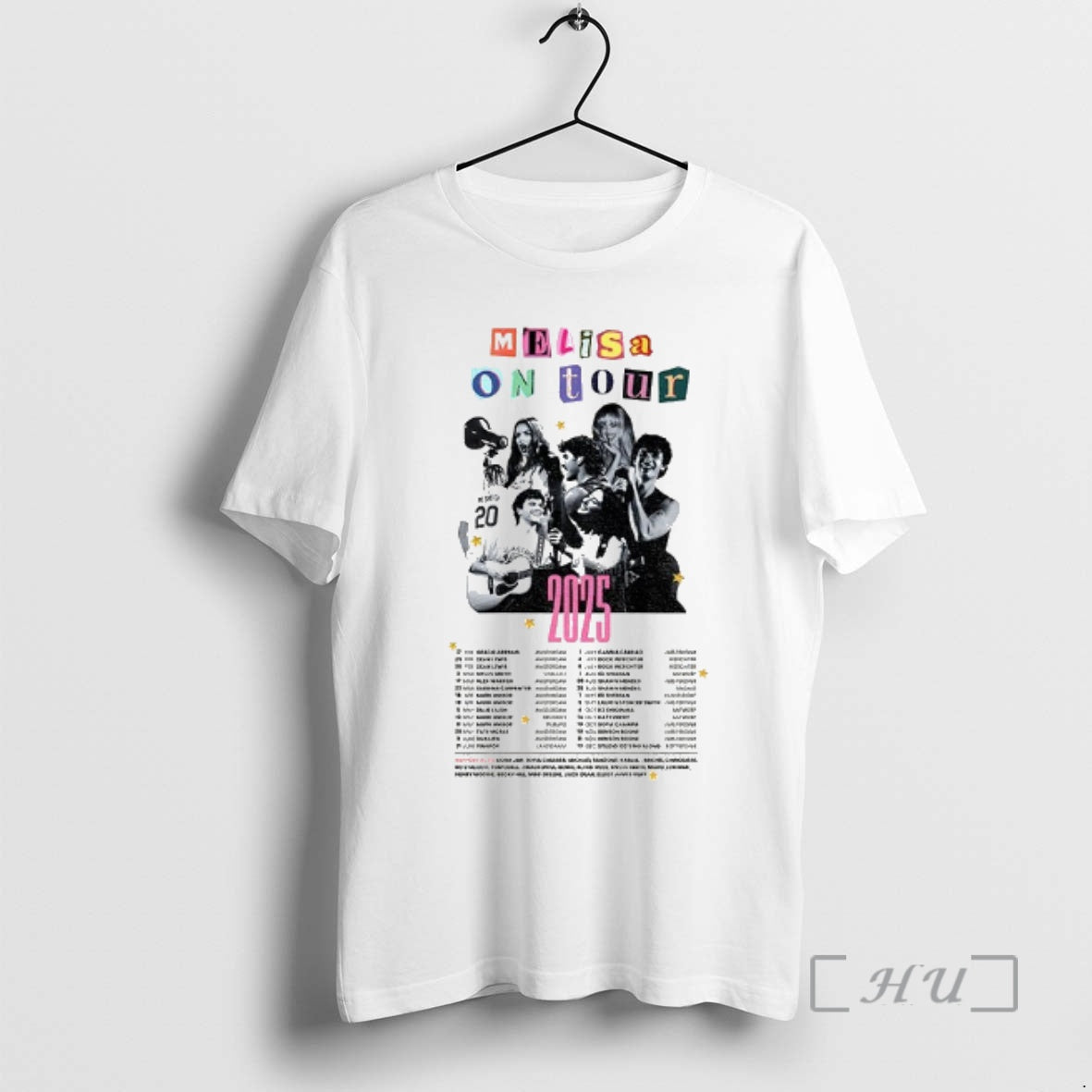 Officials Tour Melisa On Tour 2025 T-Shirts, Hoodie, Sweatshirt | AU18TeeNovaLab.com