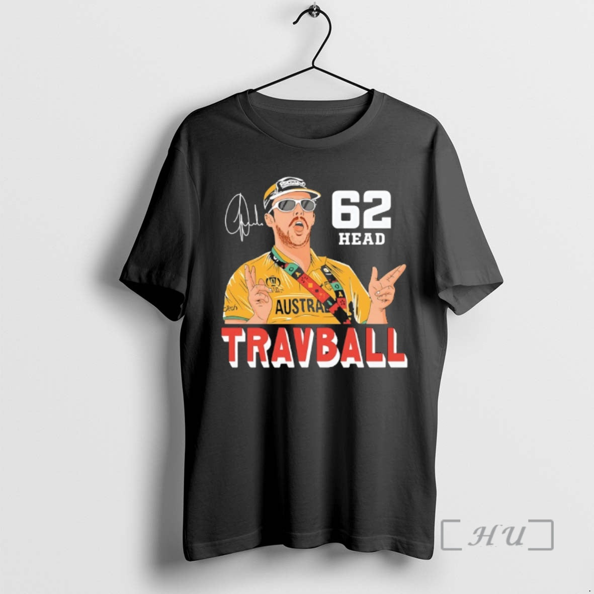 Officials Travis Head 62 Travball Signature T-Shirts, Hoodie, Sweatshirt | AU18TeeNovaLab.com
