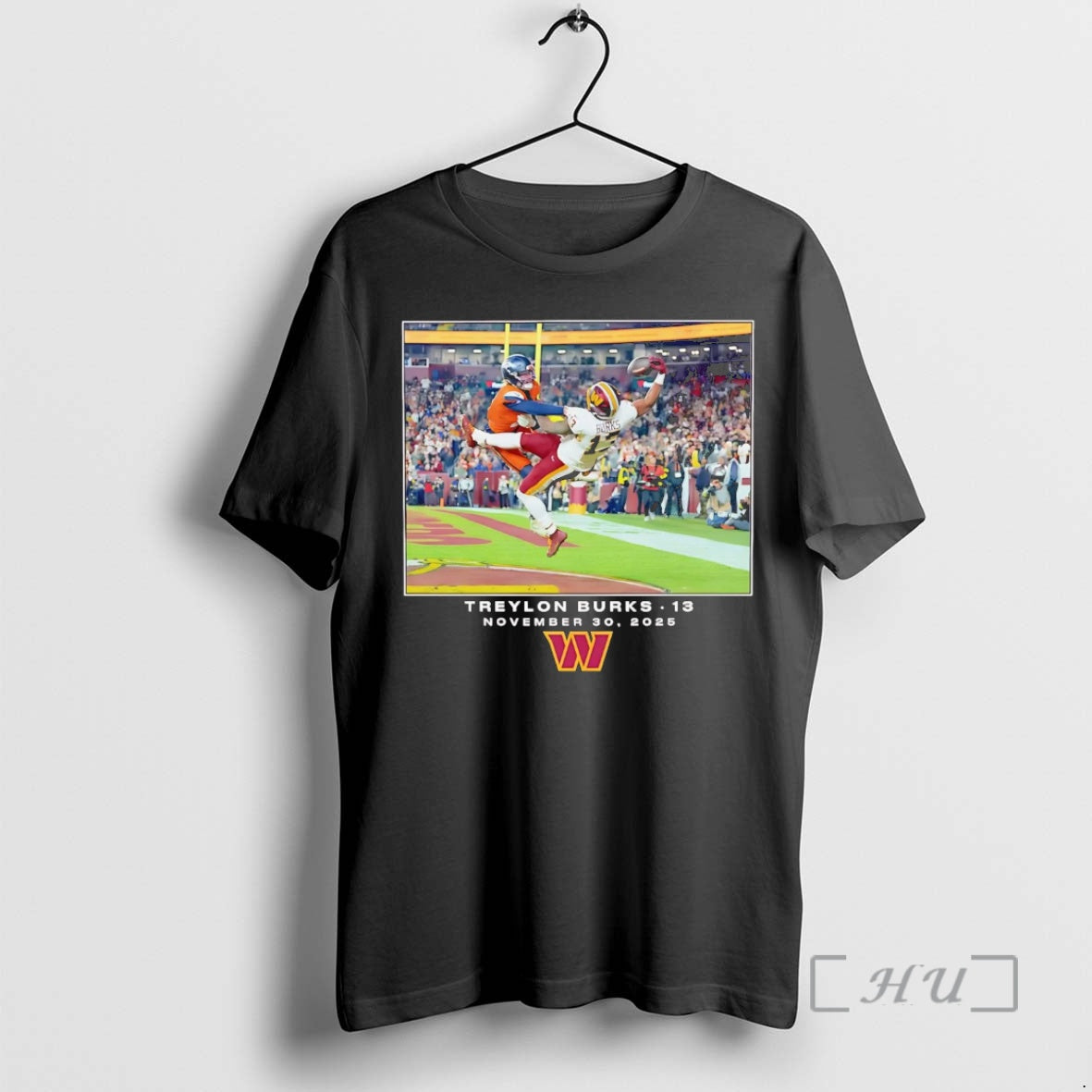 Officials Treylon Burks Moment Photo 2025 Washington Commanders T-Shirts, Hoodie, Sweatshirt | AU18TeeNovaLab.com