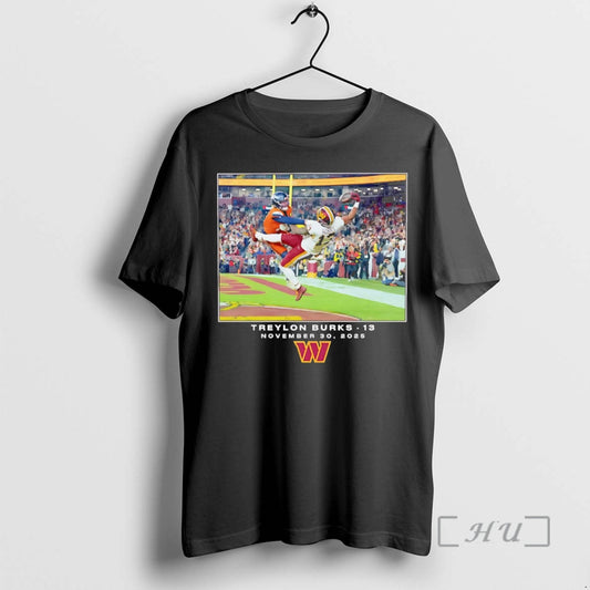 Officials Treylon Burks Moment Photo 2025 Washington Commanders T-Shirts, Hoodie, Sweatshirt | AU18TeeNovaLab.com