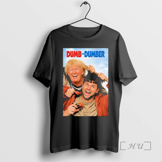 Officials Trump And Jd Vance Dumb And Dumber T-Shirts, Hoodie, Sweatshirt | AU18TeeNovaLab.com