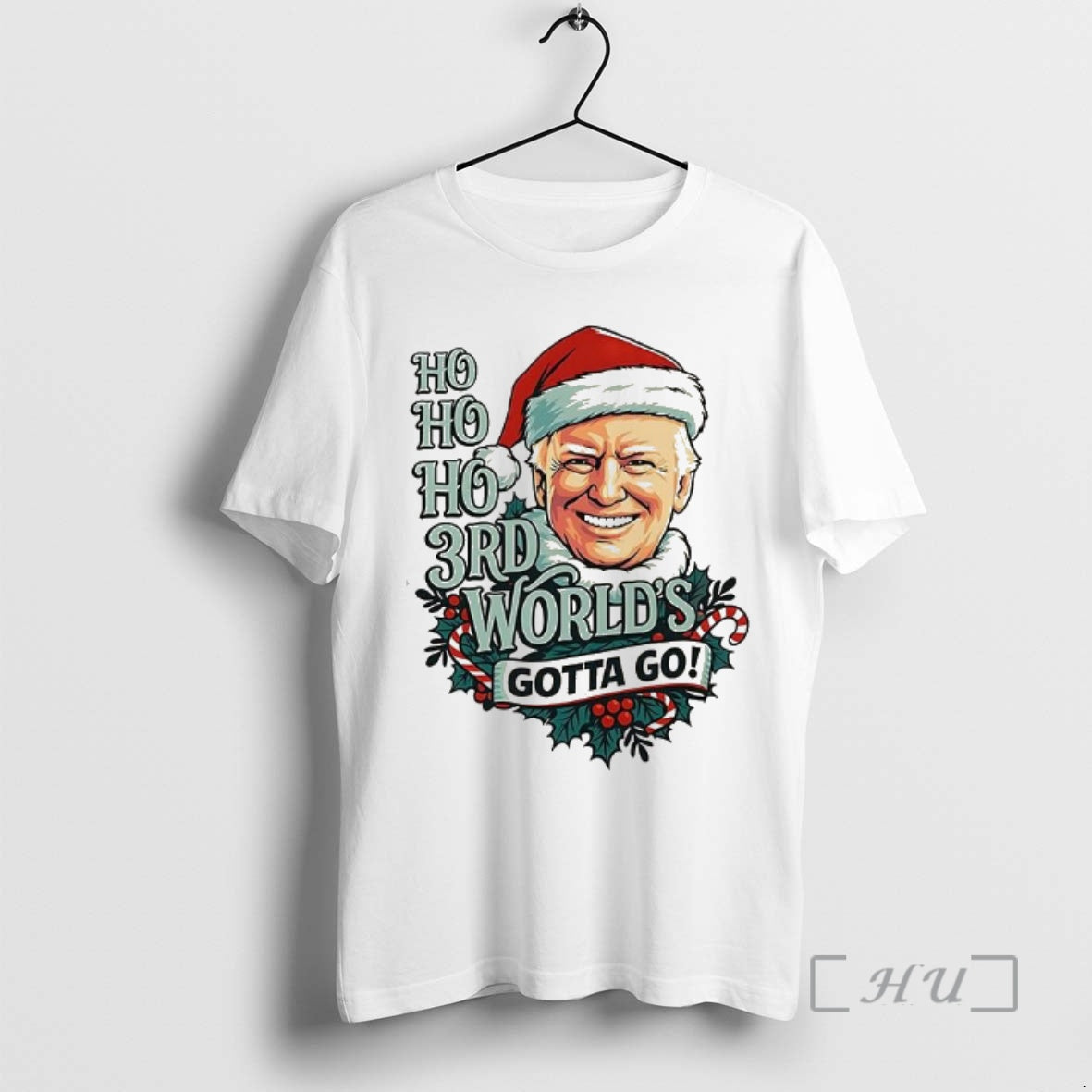 Officials Trump Santa Hat Ho Ho Ho 3rd Worlds Gotta Go Christmas Premium T Shirts Hoodie, Sweatshirt | AU18TeeNovaLab.com