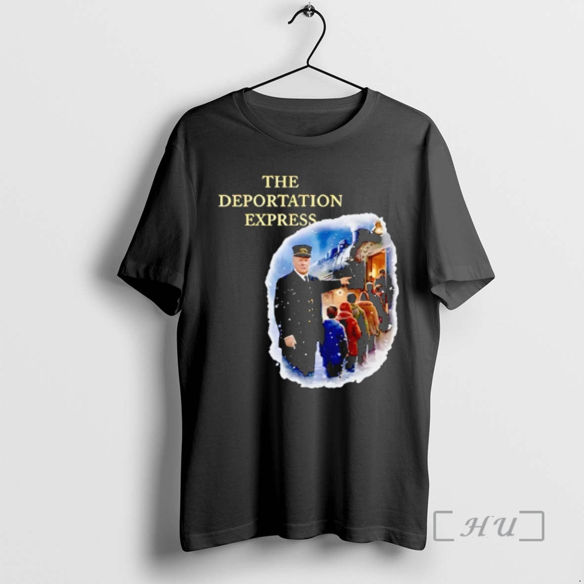 Officials Trump In The Deportation Express Merry Christmas T-Shirts, Hoodie, Sweatshirt | AU18TeeNovaLab.com
