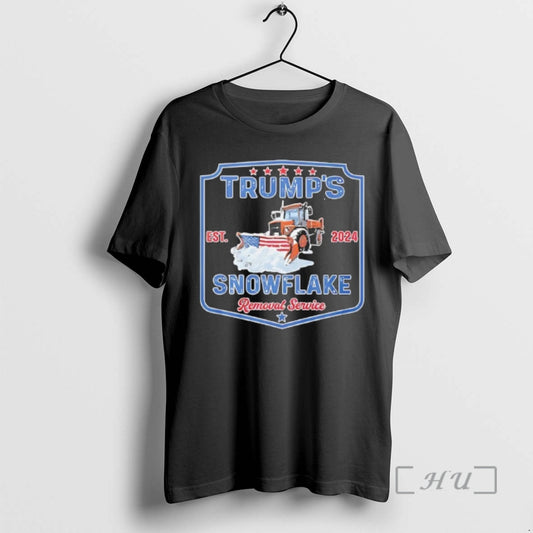 Officials Trumps Snowflake Removal Service Est 2024 Vintage T-Shirts, Hoodie, Sweatshirt | AU18TeeNovaLab.com