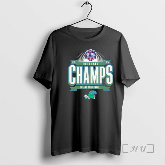 Officials Tulane American Conference Champions 2025 Logo T-Shirts, Hoodie, Sweatshirt | AU18TeeNovaLab.com