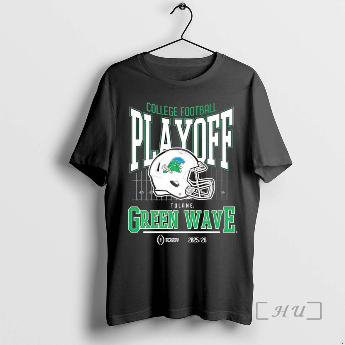 Officials Tulane Green Wave 2025 26 College Football Playoff Cfp Helmet Chriast Premium T Shirts Hoodie, Sweatshirt