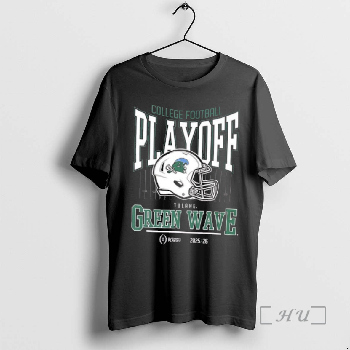 Officials Tulane Green Wave College Football Playoff 2025 26 Helmet 2 Sided Premium T Shirts Hoodie, Sweatshirt