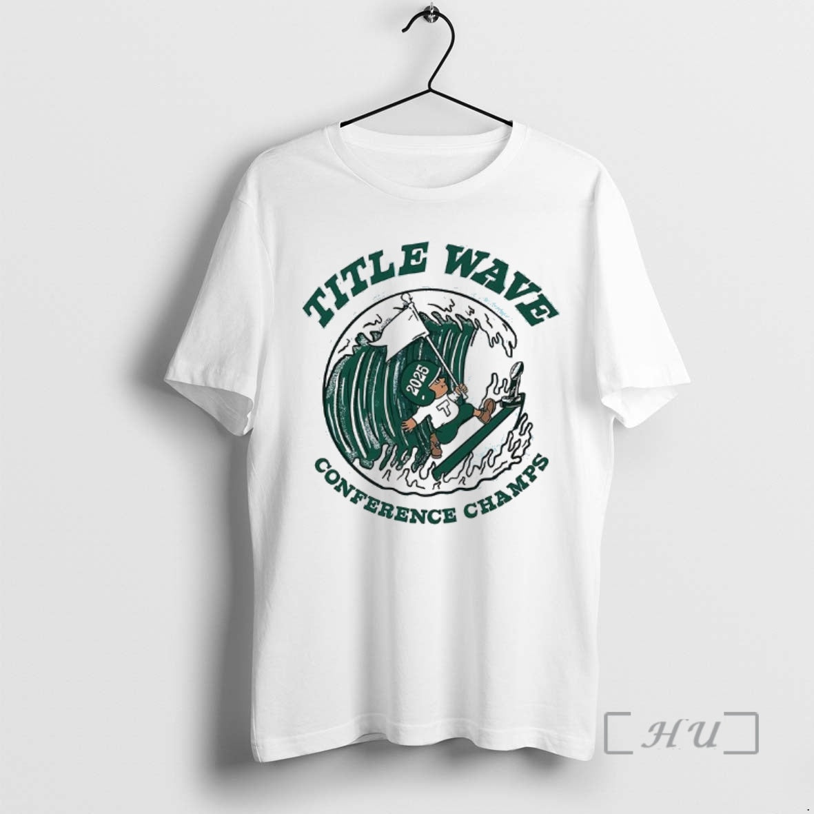 Officials Tulane Green Wave Title Wave Conference Champs 2025 T-Shirts, Hoodie, Sweatshirt | AU18TeeNovaLab.com