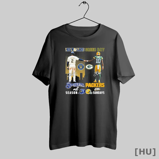Officials Turang Milwaukee Brewers All Season And Love Green Bay Packers On Sundays