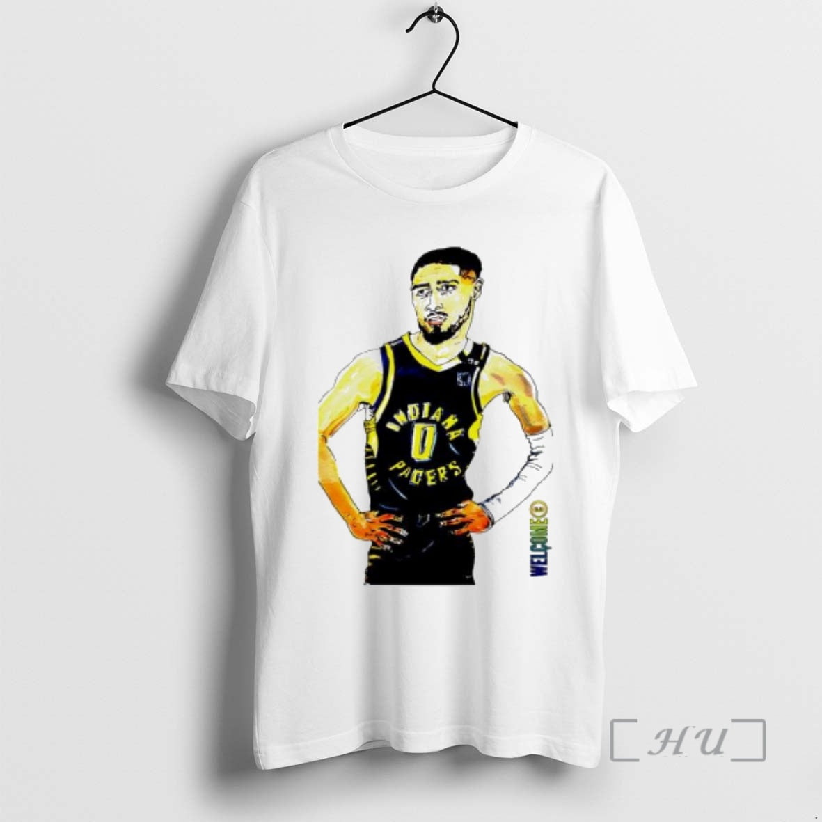 Officials Tyrese Haliburton Indiana Pacers Basketball Player Wall T-Shirts, Hoodie, Sweatshirt | AU18TeeNovaLab.com