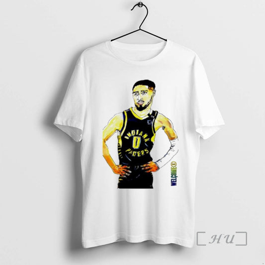 Officials Tyrese Haliburton Indiana Pacers Basketball Player Wall T-Shirts, Hoodie, Sweatshirt | AU18TeeNovaLab.com