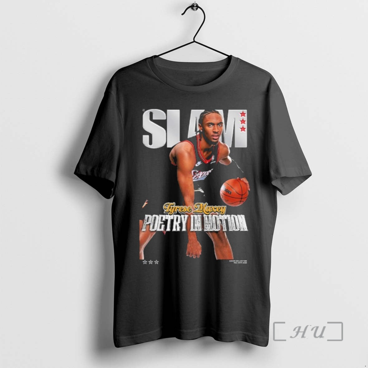 Officials Tyrese Maxey Slam Poetry In Motion T-Shirts, Hoodie, Sweatshirt | AU18TeeNovaLab.com