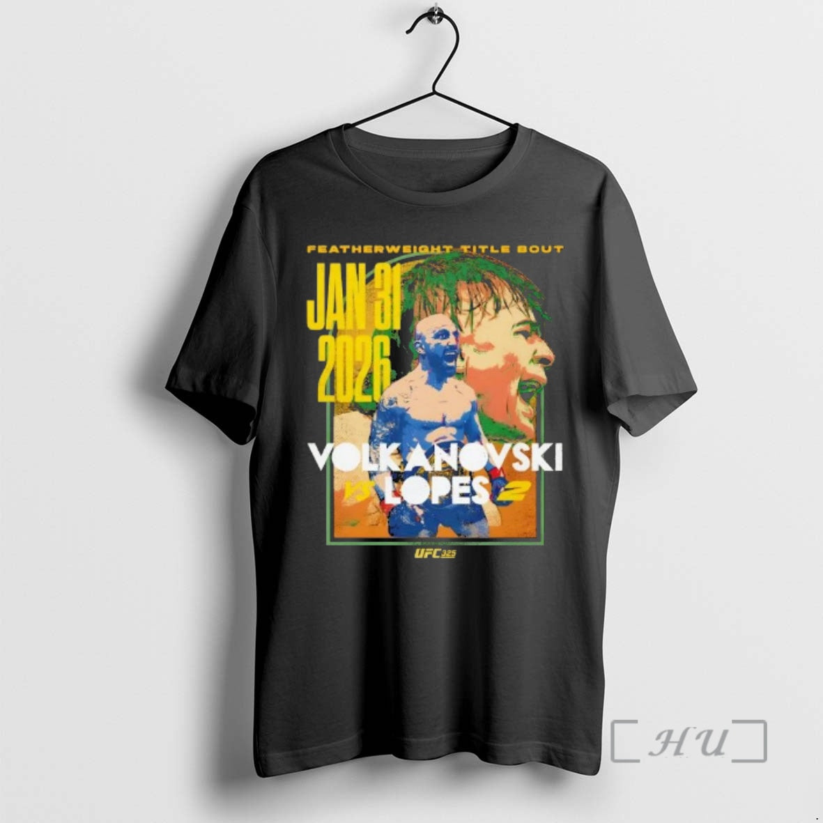 Officials Ufc 325 Volkanovski Vs Lopes 2 Match Up Jan 31 2026 Premium T Shirts Hoodie, Sweatshirt | AU18TeeNovaLab.com