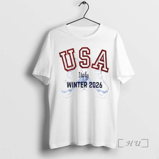 Officials Usa Winter Sports 2026 Italy T-Shirts, Hoodie, Sweatshirt | AU18TeeNovaLab.com