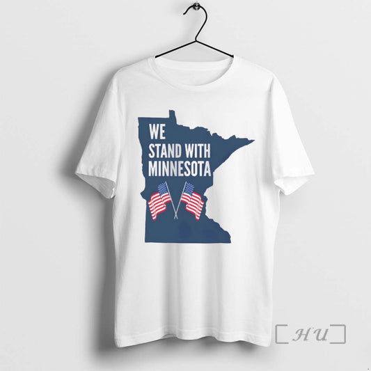 Usa Flag We Stand With Minnesota