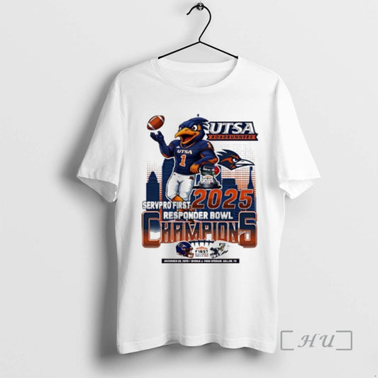 Officials Utsa Roadrunners 2025 Servpro First Responder Bowl Champions T-Shirts, Hoodie, Sweatshirt | AU18TeeNovaLab.com