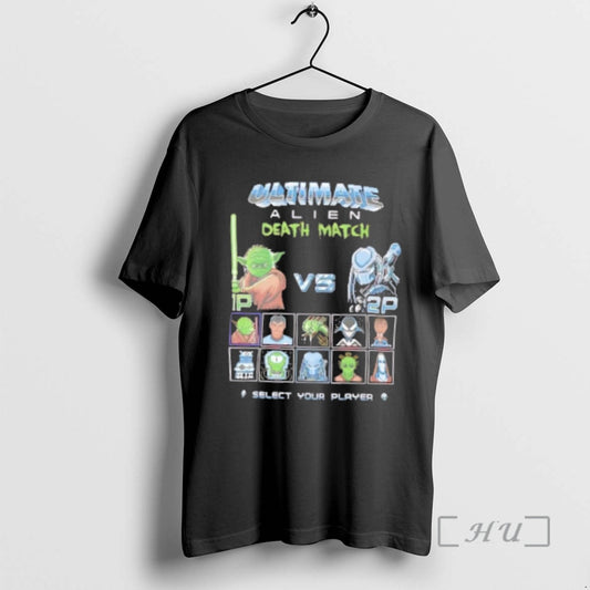 Officials Ultimate Alien Death Match Retro Gaming Parody T-Shirts, Hoodie, Sweatshirt | AU18TeeNovaLab.com