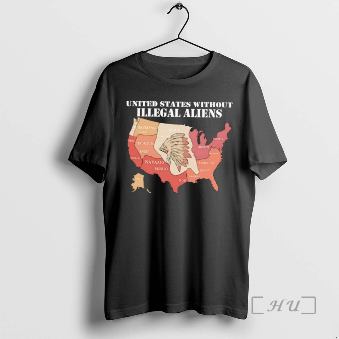 Officials United States Without Illegal Aliens Map T-Shirts, Hoodie, Sweatshirt | AU18TeeNovaLab.com