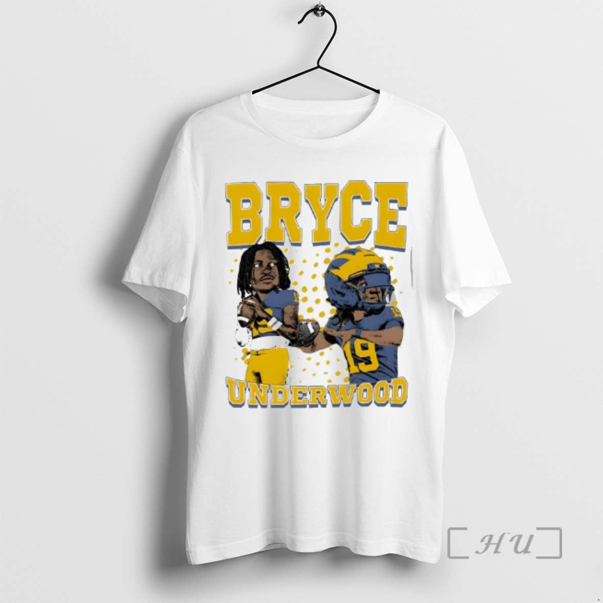 Officials Valiant University Of Michigan Bryce Underwood Caricature T-Shirts, Hoodie, Sweatshirt | AU18TeeNovaLab.com