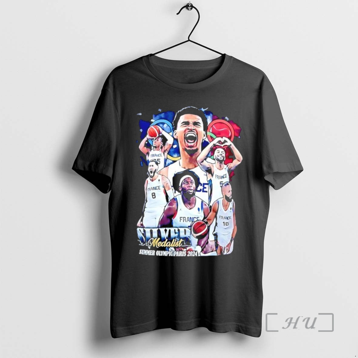 Officials Victor Wembanyama Silver Medalist Summer Olympic Paris 2024 T-Shirts, Hoodie, Sweatshirt | AU18TeeNovaLab.com