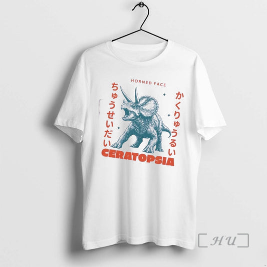 Officials Vintage Japanese Ceratopsia Horned Face T-Shirts, Hoodie, Sweatshirt | AU18TeeNovaLab.com