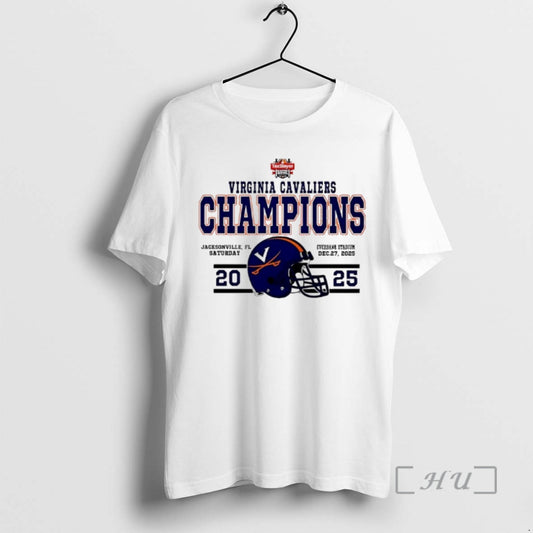 Officials Virginia Cavaliers Football 2025 Taxslayer Gator Bowl Champions Classic T-Shirts, Hoodie, Sweatshirt