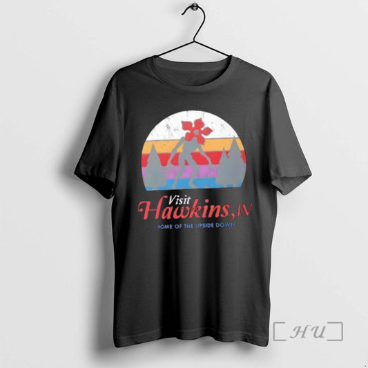 Officials Visit Hawkins In Home Of The Upside Down T-Shirts, Hoodie, Sweatshirt | AU18TeeNovaLab.com