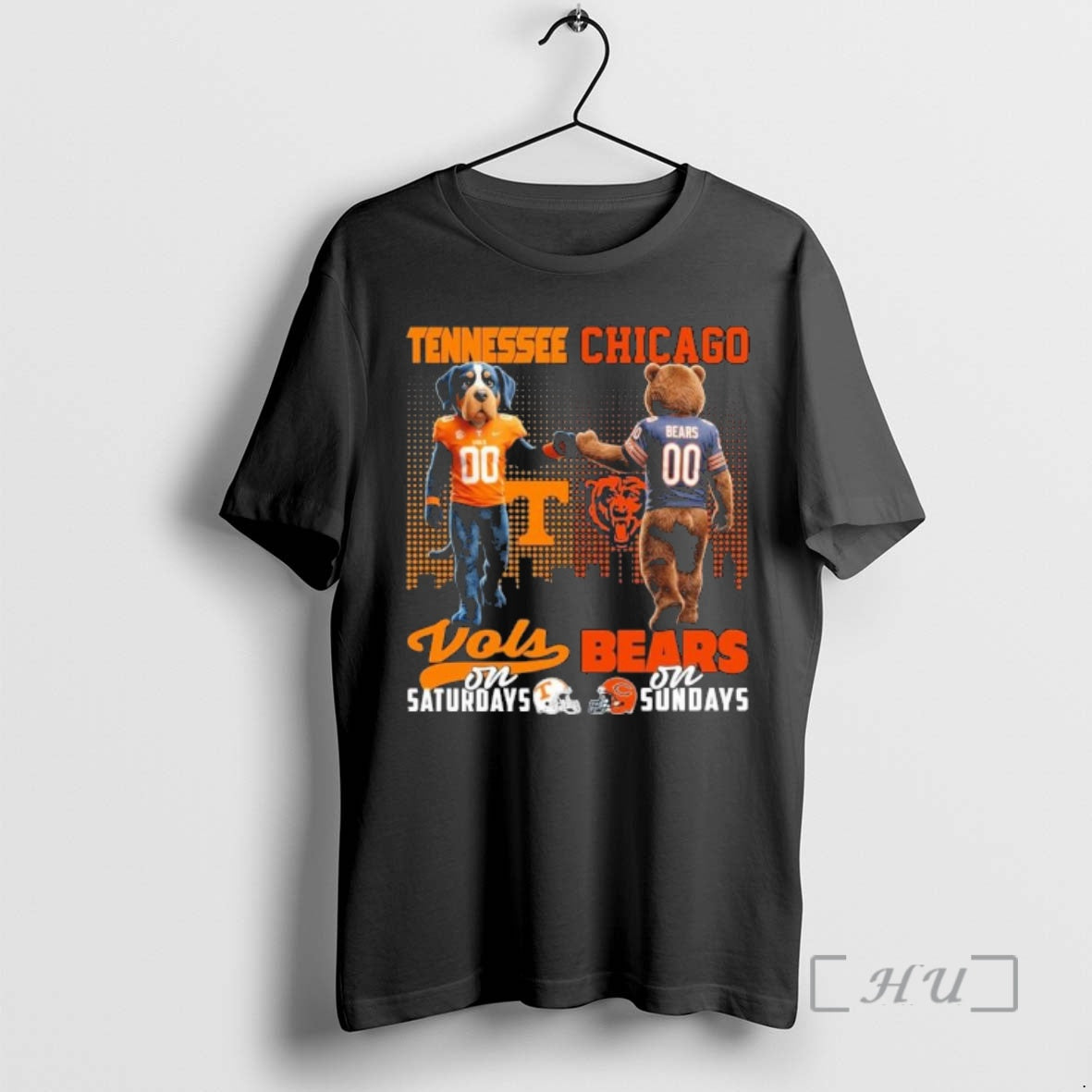 Officials Vols Vs Bears Mascot On Saturdays And On Sundays T-Shirts, Hoodie, Sweatshirt | AU18TeeNovaLab.com